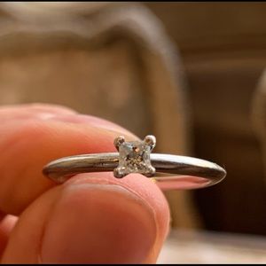 Platinum Diamond Tiffany & co. Engagement ring and
